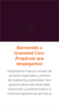 Mobile Screenshot of gravedad-cero.com